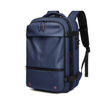 FlightPack® | Sac à dos cabine avion – Compression sous vide – Waterproof – PC 17"