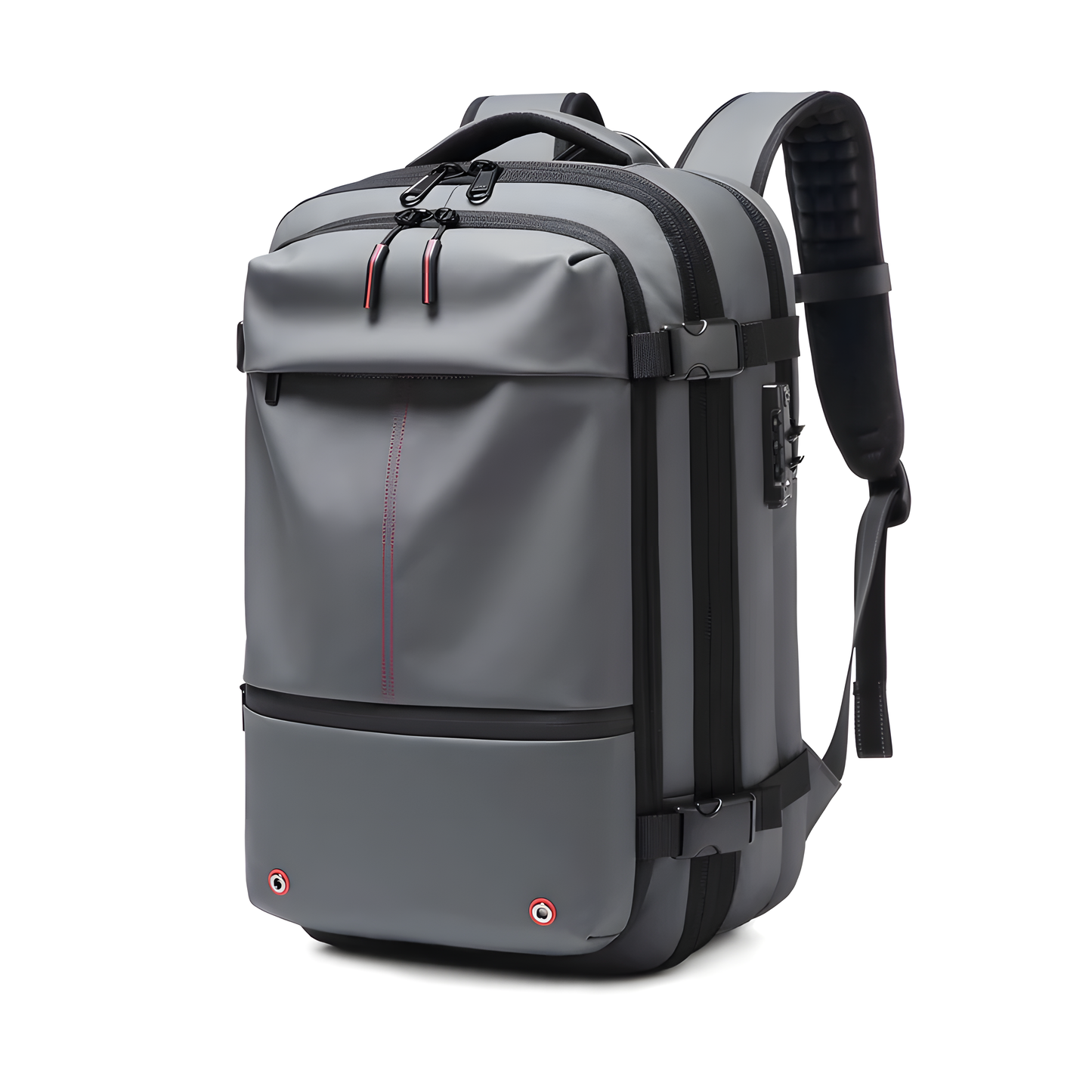 FlightPack® | Sac à dos cabine avion – Compression sous vide – Waterproof – PC 17"